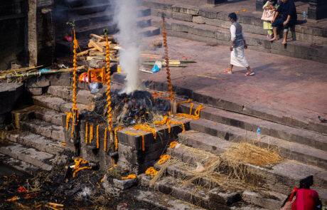 Lijkenverbranding Nepal Fotoreis Pashupatinath