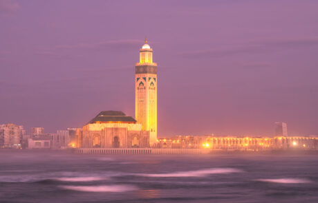 Avondfotografie Marokko Casablanca Moskee Fotoreis