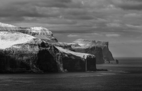Landschapsfotografie zwart-wit reisfotografie lange sluitertijden