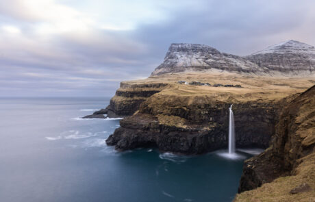 Skarsafossu Four The Nix Faeroer eilanden fotografie landschapsfotografie