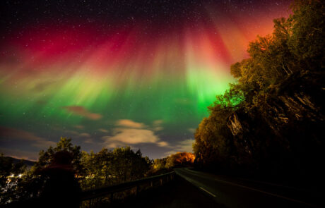 Noorderlicht fotograferen tijdens fotoreis Lofoten Noorwegen Scandinavië