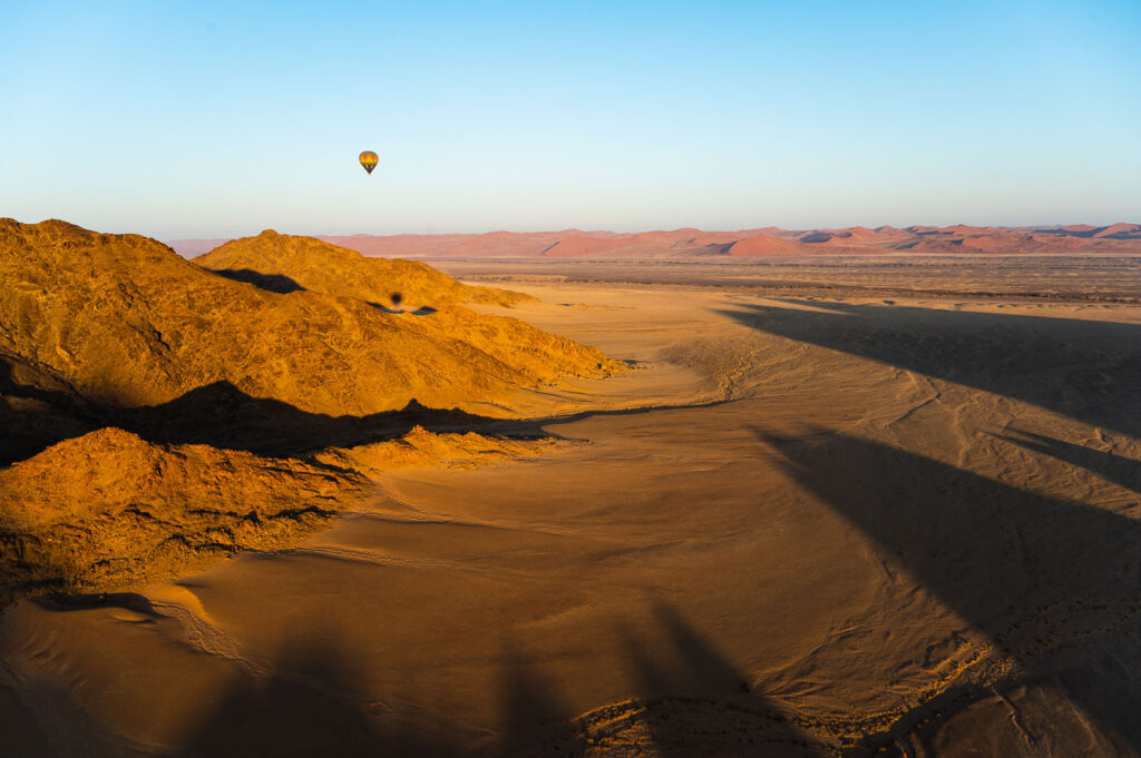 Ballonvlucht fotoreis Namibie zandduinen