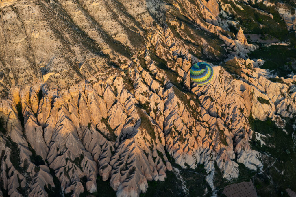 Creatief fotograferen vanuit luchtballon Cappadocie