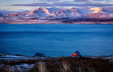 Landschapsfotografie Reisfotografie IJsland rode huisjes