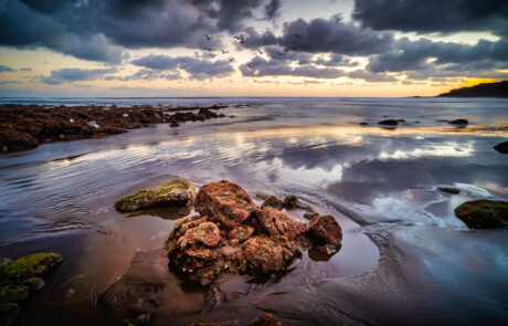 Fotoreis Gran Canaria Rotskust bij zonsondergang
